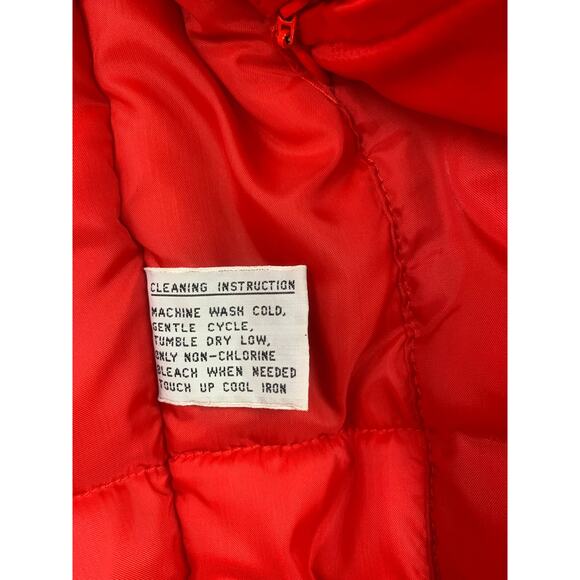 Vintage Profile Mens Extra Large Red Blue Black Ski Puffer Jacket Coat - Picture 4 of 9